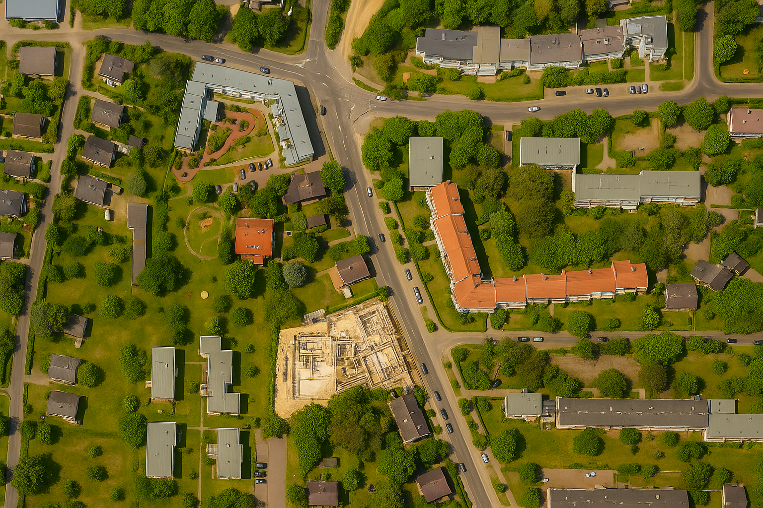 Grundstück für Wohnen und Gewerbe in Hamburg Jenfeld
