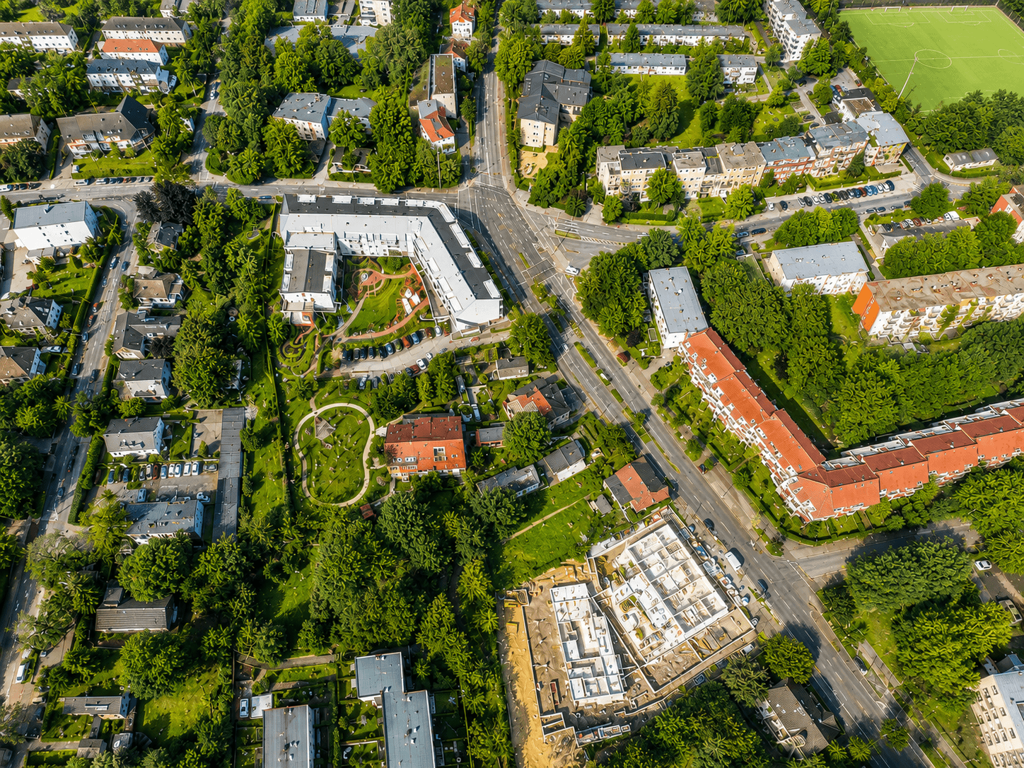 Entwicklungsgrundstück in Hamburg Jenfeld  Gewerbe im Erdgeschoss und Wohnen darüber